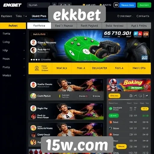Análise das funcionalidades do site de jogos ekkbet